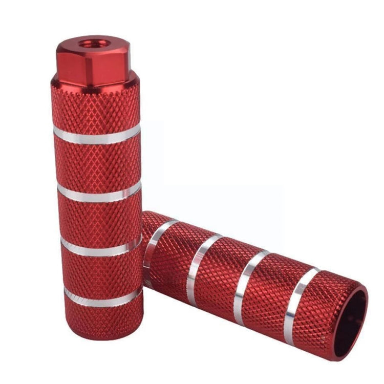 FMFXTR Bicycle Back Seat Foot Pedal Universal Back Rear Post, Color: Red Large Hole Long - Pedals by FMFXTR | Online Shopping South Africa | PMc TechLife | Buy Now Pay Later Mobicred