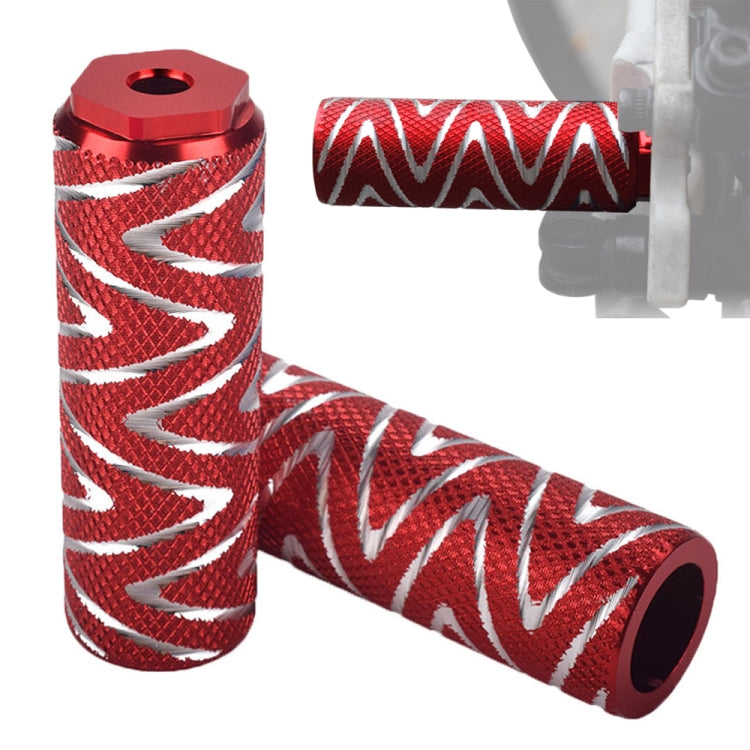 FMFXTR Bicycle Back Seat Foot Pedal Universal Back Rear Post, Color: Red Small Hole Short - free shipping - PMc TechLife - Order now!