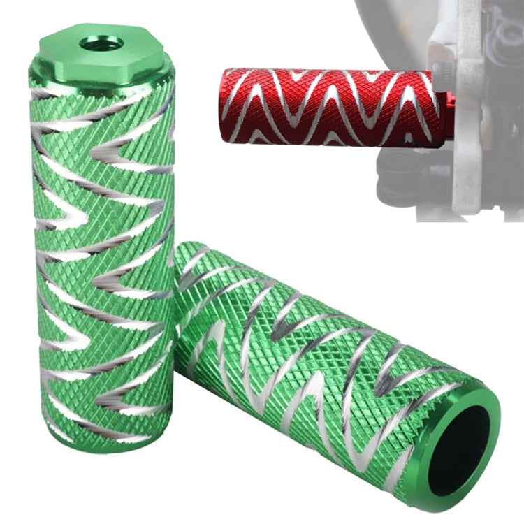 FMFXTR Bicycle Back Seat Foot Pedal Universal Back Rear Post, Color: Green Small Hole Short - free shipping - PMc TechLife - Order now!