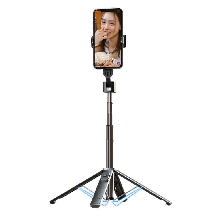 Mobile Phone Live Broadcast Bracket Bluetooth Telescopic Selfie Tripod, High: 102CM (Aluminum Alloy) - Selfie Sticks by PMC TechLife | Online Shopping South Africa | PMC TechLife | Buy Now Pay Later Mobicred