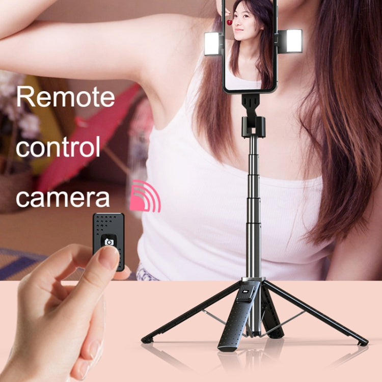 Phone Live Bracket Bluetooth Selfie Tripod, High: 104CM (Aluminum Alloy + Dual Fill Lights) - Selfie Sticks by PMC TechLife | Online Shopping South Africa | PMC TechLife | Buy Now Pay Later Mobicred