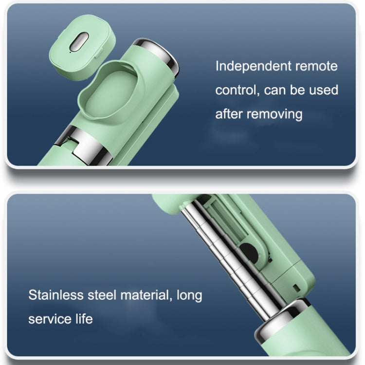 Integrated Reinforcement Keel Live Desktop Bluetooth Mobile Selfie Stick(Lemon Yellow) - free shipping - PMC Jewellery - Order now!