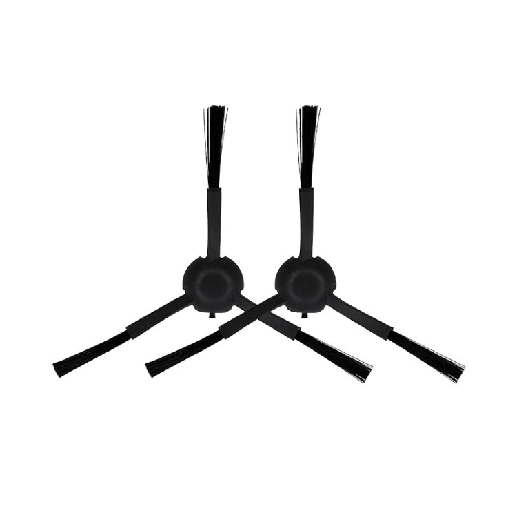 1 Pair Black Side Brush Replacement Accessories for Xiaomi Mijia Dreame D9/ L10 PRO - For Xiaomi Accessories by PMc TechLife | Online Shopping South Africa | PMc TechLife | Buy Now Pay Later Mobicred