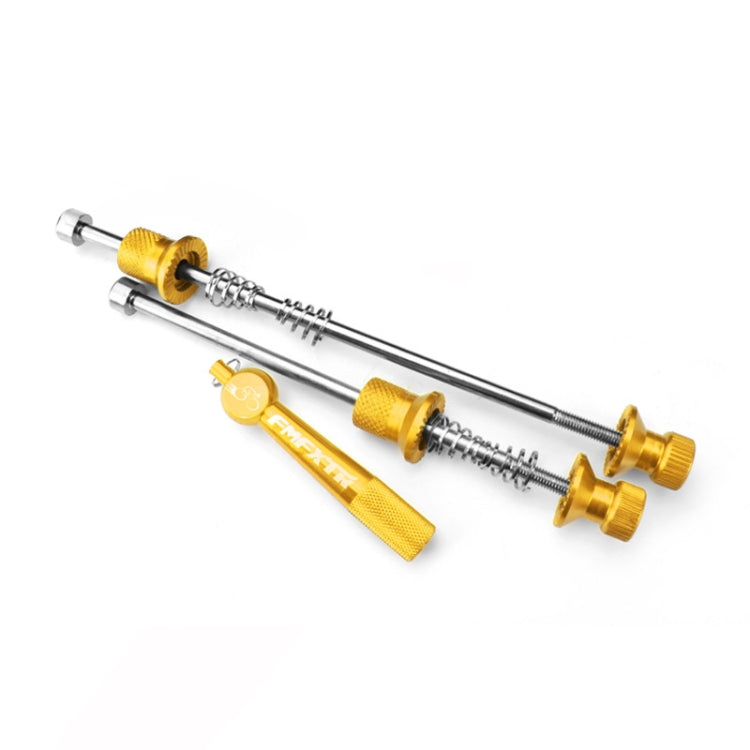 FMFXTR Mountain Bicycles Flower Drum Fast Disassembly Rod(Gold) - Quick Release by FMFXTR | Online Shopping South Africa | PMc TechLife | Buy Now Pay Later Mobicred