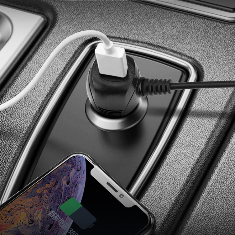 2 PCS Car Charger Fast Charging Driving Recorder Supply Line, Style: 1A+2A(Mini Left Bend) - Cables & Connectors by PMC TechLife | Online Shopping South Africa | PMC TechLife | Buy Now Pay Later Mobicred
