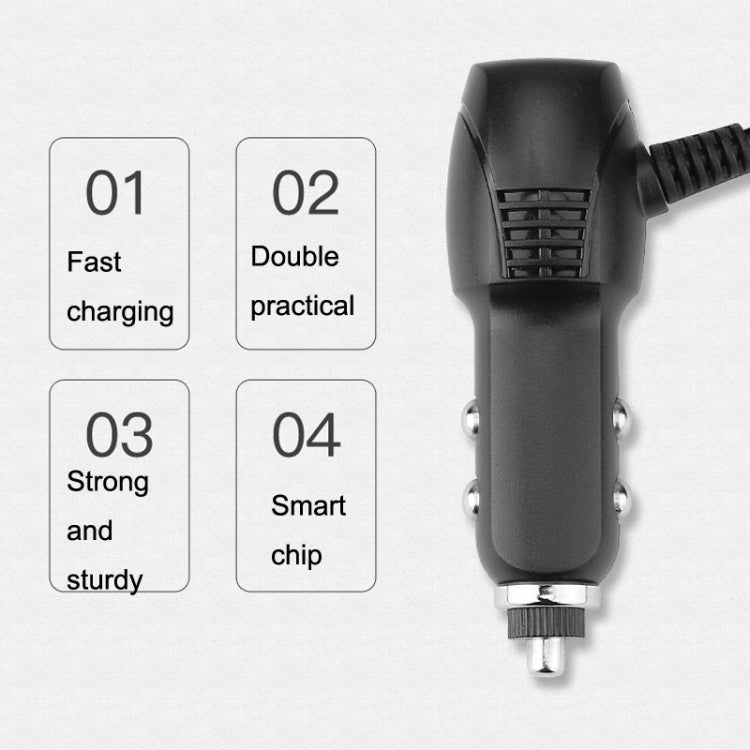 2 PCS Car Charger Fast Charging Driving Recorder Supply Line, Style: 1.5A+2.4A(Mini Right Bend) - Cables & Connectors by PMC TechLife | Online Shopping South Africa | PMC TechLife | Buy Now Pay Later Mobicred