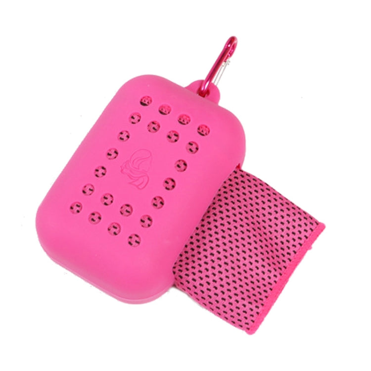 30x90cm Summer Fitness Cold Sports Towel To Cool Down Ice Cold Towel(Rose Red) - Sports Towels by PMC TechLife | Online Shopping South Africa | PMC TechLife | Buy Now Pay Later Mobicred