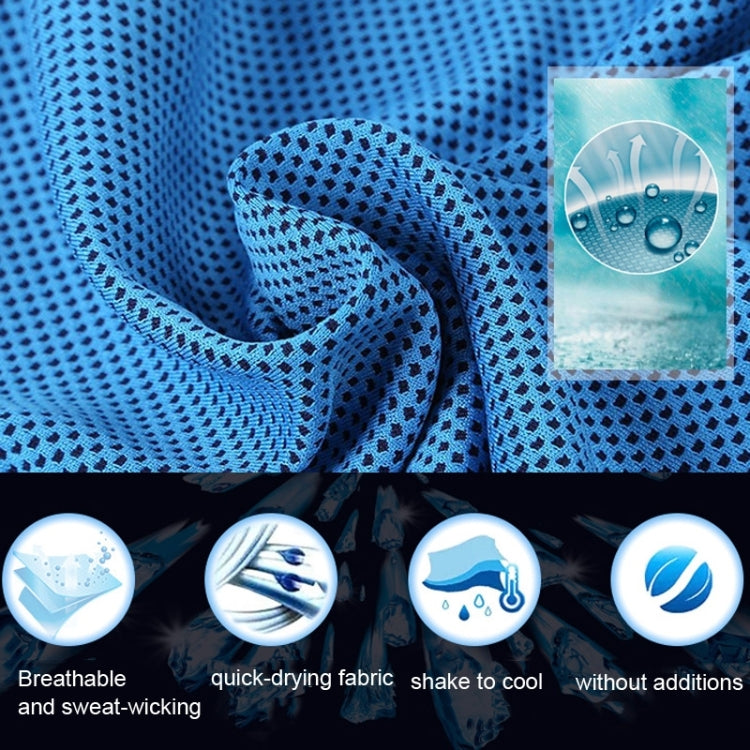 30x90cm Summer Fitness Cold Sports Towel To Cool Down Ice Cold Towel(Cylindrical Sky Blue) - Sports Towels by PMC TechLife | Online Shopping South Africa | PMC TechLife | Buy Now Pay Later Mobicred