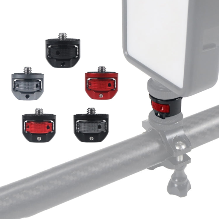 Camera Conversion Screw 1/4 Inch  Adapter for DJI Pocket2 /Insta360 ONE X2(Black+Red) - Screws by PMC TechLife | Online Shopping South Africa | PMC TechLife | Buy Now Pay Later Mobicred