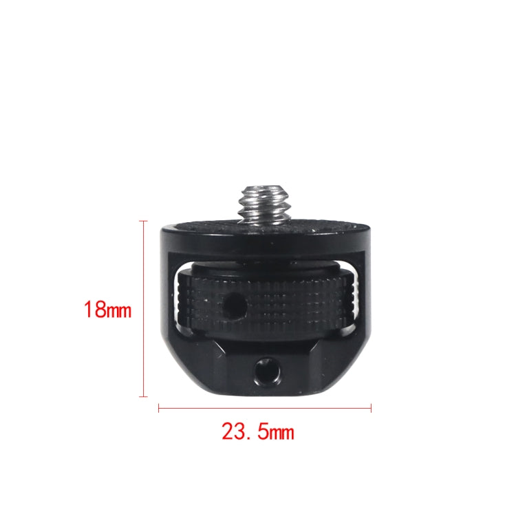 Camera Conversion Screw 1/4 Inch  Adapter for DJI Pocket2 /Insta360 ONE X2(Black+Red) - Screws by PMC TechLife | Online Shopping South Africa | PMC TechLife | Buy Now Pay Later Mobicred