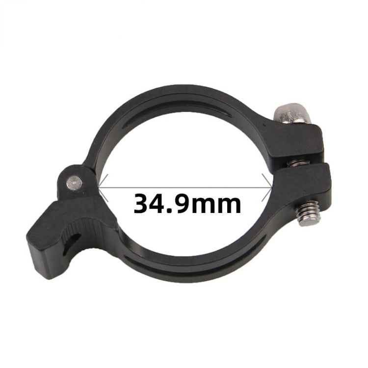 FMFXTR Bike Front Derailleur Clamp Straight Lock Turn to Clamp Converting Seat(Black 34.9mm) - free shipping - PMC TechLife - Order now!