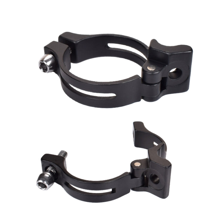 FMFXTR Bike Front Derailleur Clamp Straight Lock Turn to Clamp Converting Seat(Black 34.9mm) - free shipping - PMC TechLife - Order now!