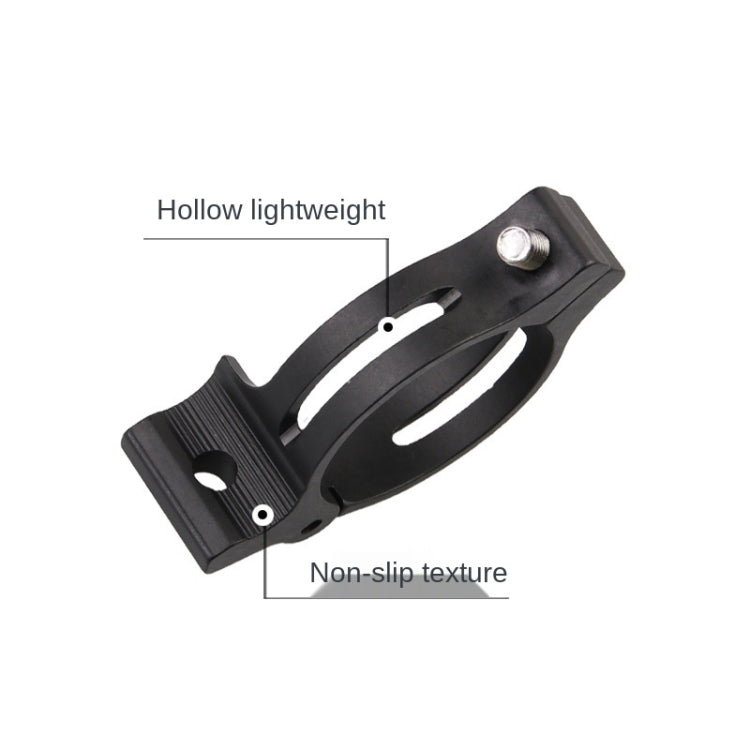 FMFXTR Bike Front Derailleur Clamp Straight Lock Turn to Clamp Converting Seat(Black 31.8mm) - Pipe clamps by FMFXTR | Online Shopping South Africa | PMC TechLife | Buy Now Pay Later Mobicred