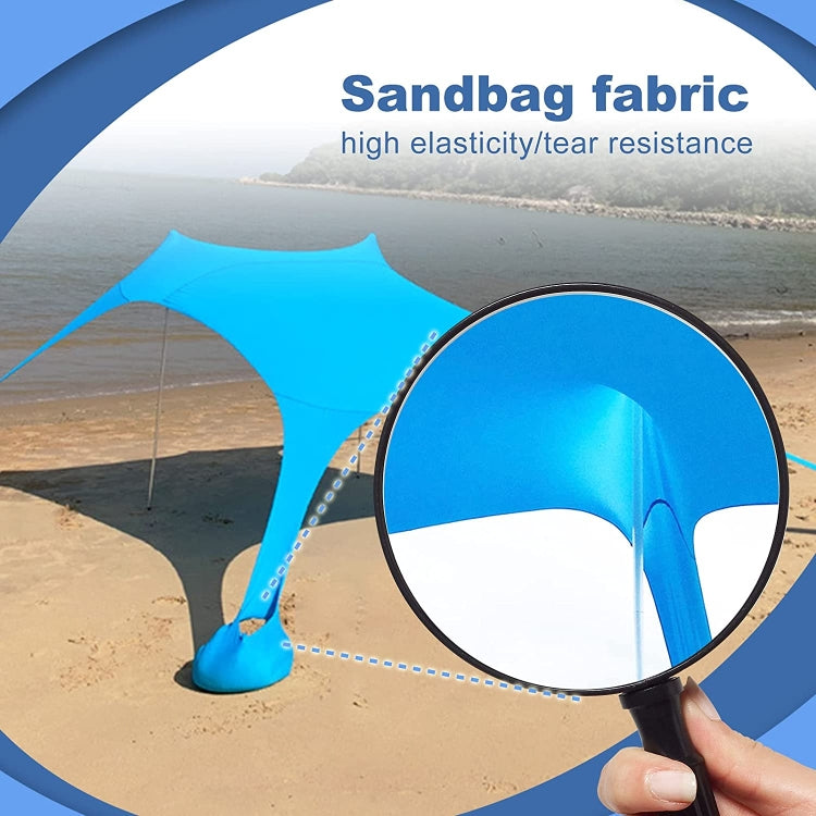 Outdoor Beach Lycra Canopy Camping Tent Sunshade Fishing Tent, Size: 300x300x200cm(Green) - Tents & Accessories by PMC TechLife | Online Shopping South Africa | PMC TechLife