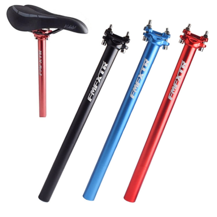 FMFXTR Bicycle Extended Saddle Seat Tube Double Nail Straight Tube, Specification: 27.2mm(Black) - free shipping - PMc TechLife - Order now!