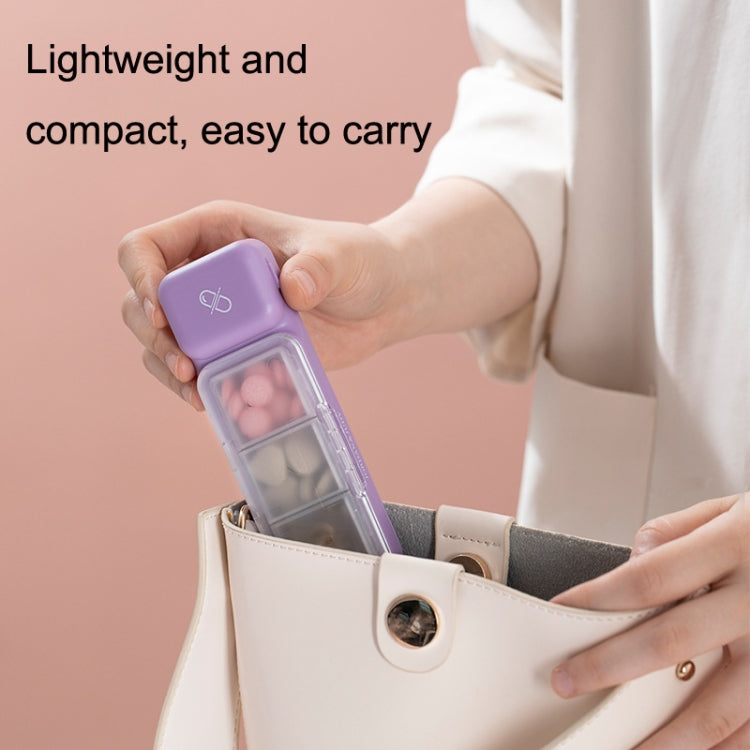 TR017 Portable Medicine Cutter Portable Mini 7 Days Sealed Separate Medicine Box(Purple) - free shipping - PMC TechLife - Order now!