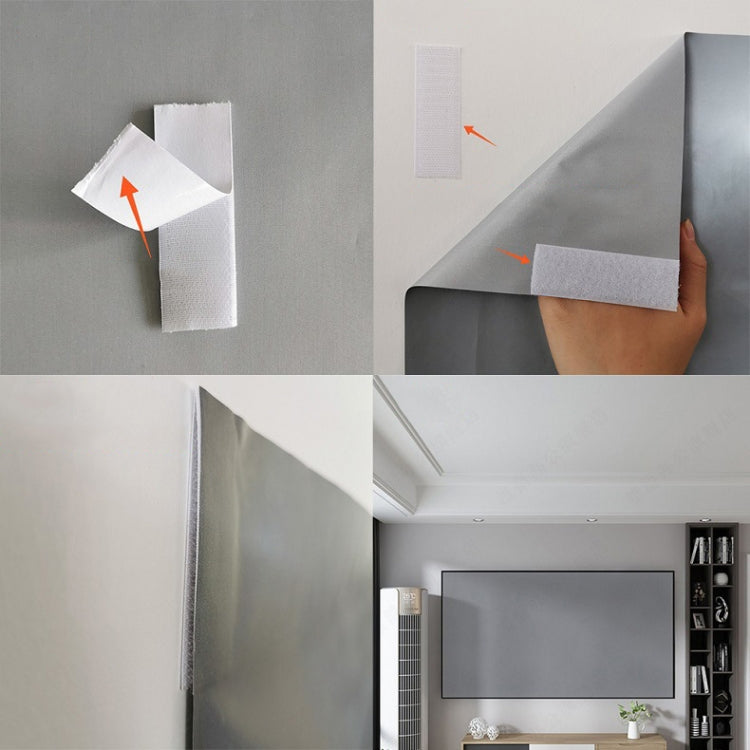 Folding Metal Anti-Light HD Projection Curtain, Size: 130 inch 16:9 290x160cm - Film Curtains by PMC TechLife | Online Shopping South Africa | PMC TechLife | Buy Now Pay Later Mobicred