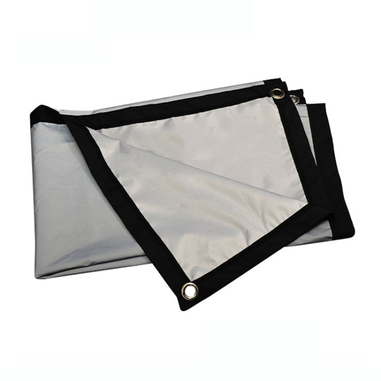 Folding Metal Anti-Light HD Projection Curtain, Size: 92 inch 16:9 199x112cm Punch Black Border - Film Curtains by PMC TechLife | Online Shopping South Africa | PMC TechLife | Buy Now Pay Later Mobicred