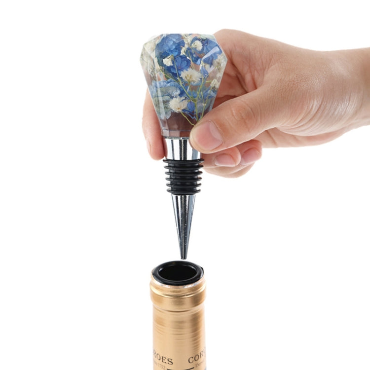 DIY Crystal Epoxy Resin Red Wine Stopper Silicone Mold,Style: 5 Molds+5 Red Wine Plug - Arts & Crafts by PMC TechLife | Online Shopping South Africa | PMC TechLife