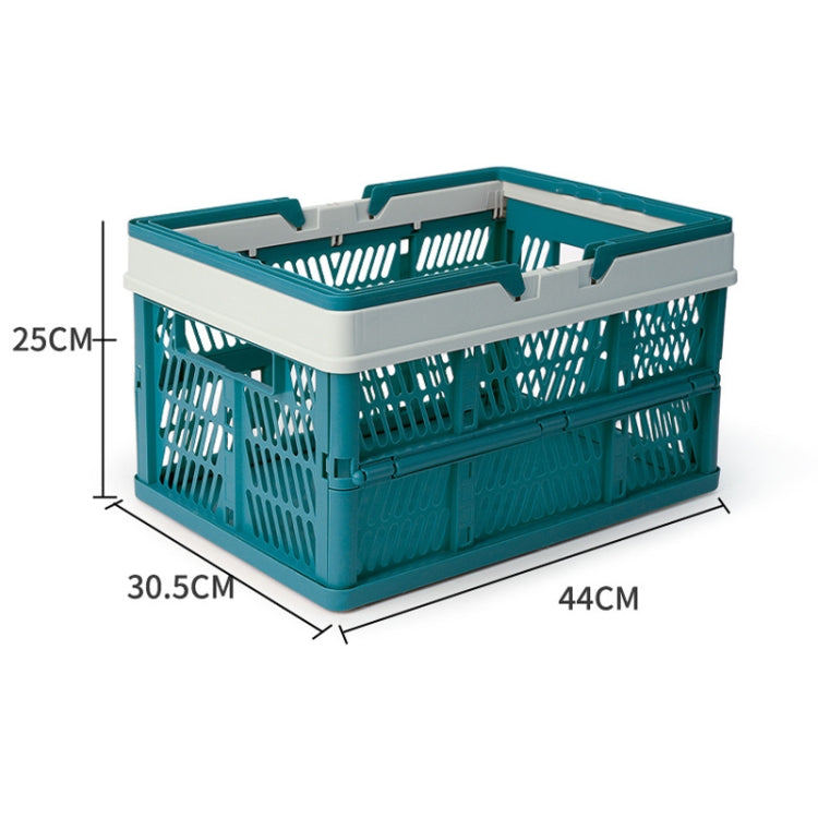 Foldable Picnic Basket Supermarket Shopping Basket,Size: 25x30.5x44cm(Green Coffee) - Storage Boxes by PMC TechLife | Online Shopping South Africa | PMC TechLife | Buy Now Pay Later Mobicred