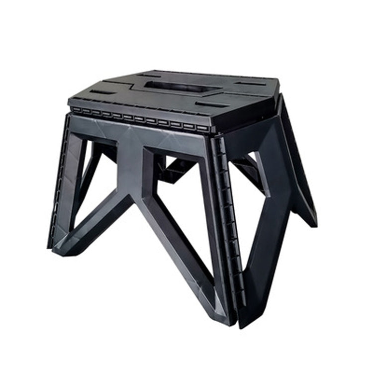 Portable Thickened Plastic Folding Stool Outdoor Fishing Stool, Color: Black - Beach Chairs by PMC TechLife | Online Shopping South Africa | PMC TechLife