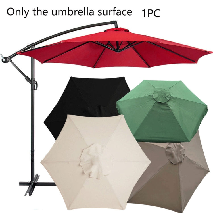 Polyester Parasol Replacement Cloth Round Garden Umbrella Cover, Size: Diameter 2.7m 6 Ribs(Big Red) - Patio Umbrella by PMc TechLife | Online Shopping South Africa | PMc TechLife | Buy Now Pay Later Mobicred