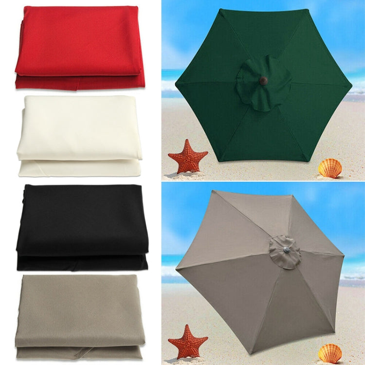 Polyester Parasol Replacement Cloth Round Garden Umbrella Cover, Size: Diameter 3m 6 Ribs(Big Red) - Patio Umbrella by PMc TechLife | Online Shopping South Africa | PMc TechLife | Buy Now Pay Later Mobicred