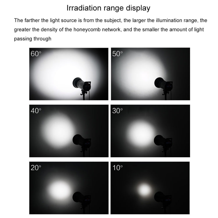 GODOX SN1002 Honeycomb Mesh Reflector Light Effect Accessory For 17cm Standard Cover, Density: 30�� - free shipping - PMC TechLife - Order now!