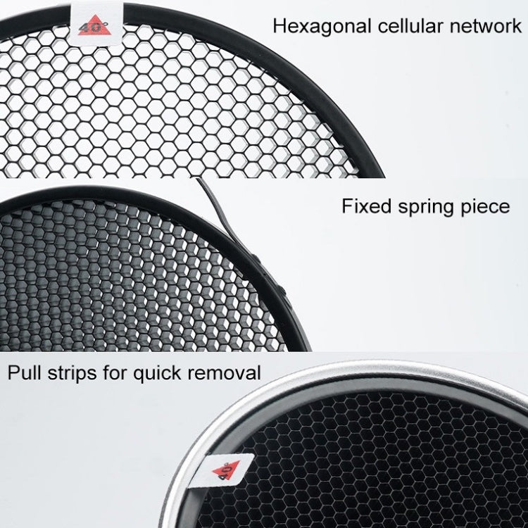 GODOX SN1002 Honeycomb Mesh Reflector Light Effect Accessory For 17cm Standard Cover, Density: 40�� -  by GODOX | Online Shopping South Africa | PMC TechLife | Buy Now Pay Later Mobicred