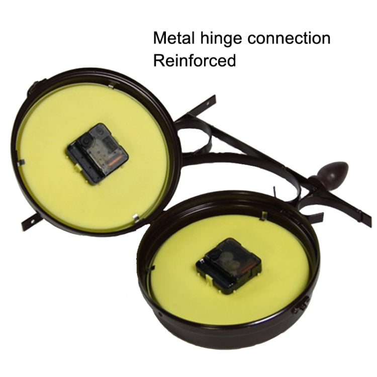 Iron Retro Home Wall Clock Double Side Hanging Clock, Size: 8 inch(Monochrome 62450114A) - Wall Clock by PMc TechLife | Online Shopping South Africa | PMc TechLife | Buy Now Pay Later Mobicred