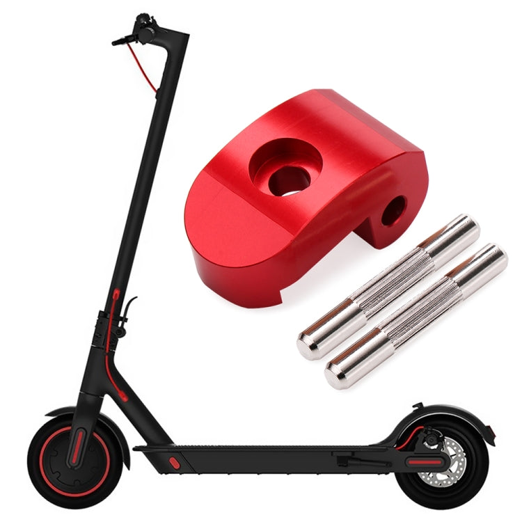 High-density Alloy Steel Electric Scooter Folding Hook for Xiaomi M365 / Pro,Style: Red +2 Dowel - Accessories & Parts by PMc TechLife | Online Shopping South Africa | PMc TechLife | Buy Now Pay Later Mobicred