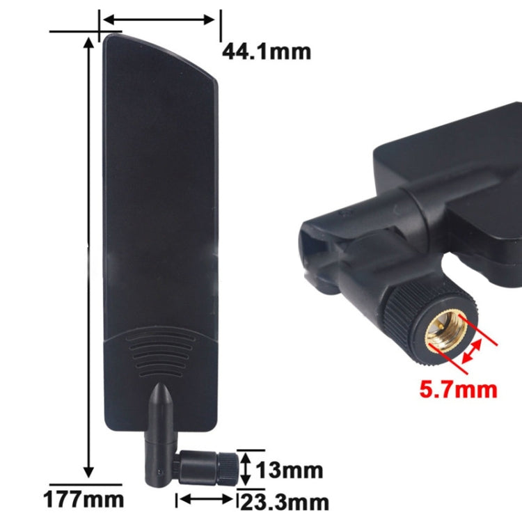 5G Full Netcom Black Plastic Sleeve Signal Strong High Gain Antenna - SMA/RP-SMA Antenna by PMC TechLife | Online Shopping South Africa | PMC TechLife