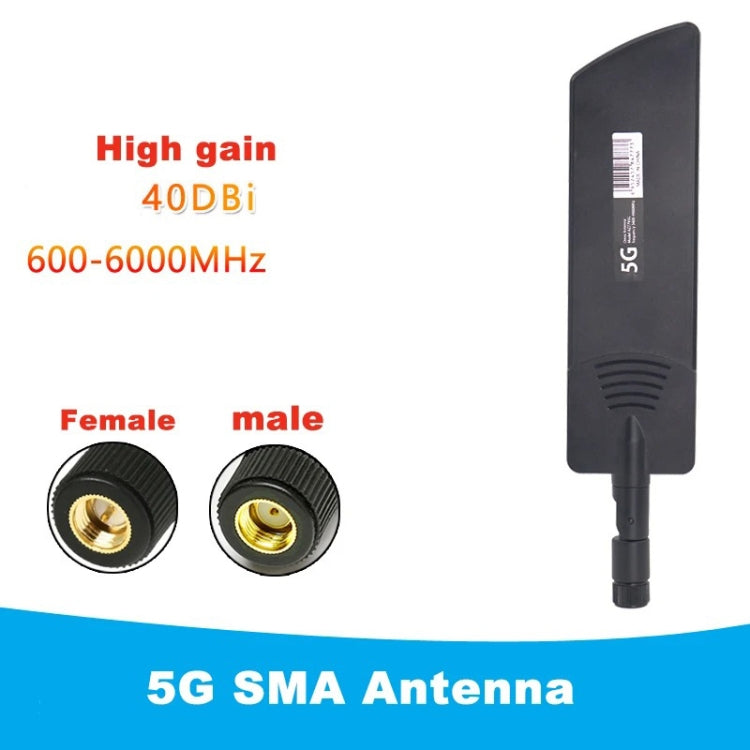 5G Full Netcom Black Plastic Sleeve Signal Strong High Gain Antenna - SMA/RP-SMA Antenna by PMC TechLife | Online Shopping South Africa | PMC TechLife