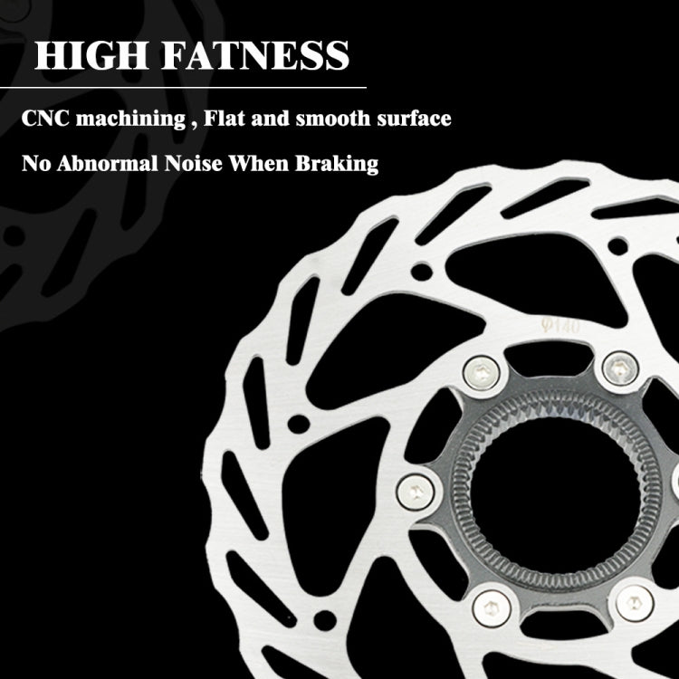RACEWORK RS6 Mountain Bike Mid-lock Discs, Diameter: 140mm - free shipping - PMC TechLife - Order now!