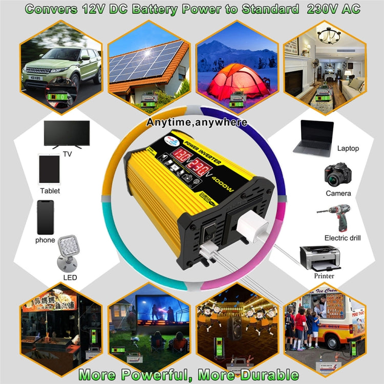 Saga Generation 2 Home Solar Generator Inverter+30A Controller+18W 12V Solar Panel, Specification: Yellow 12V To 110V - Modified Square Wave by PMC TechLife | Online Shopping South Africa | PMC TechLife | Buy Now Pay Later Mobicred