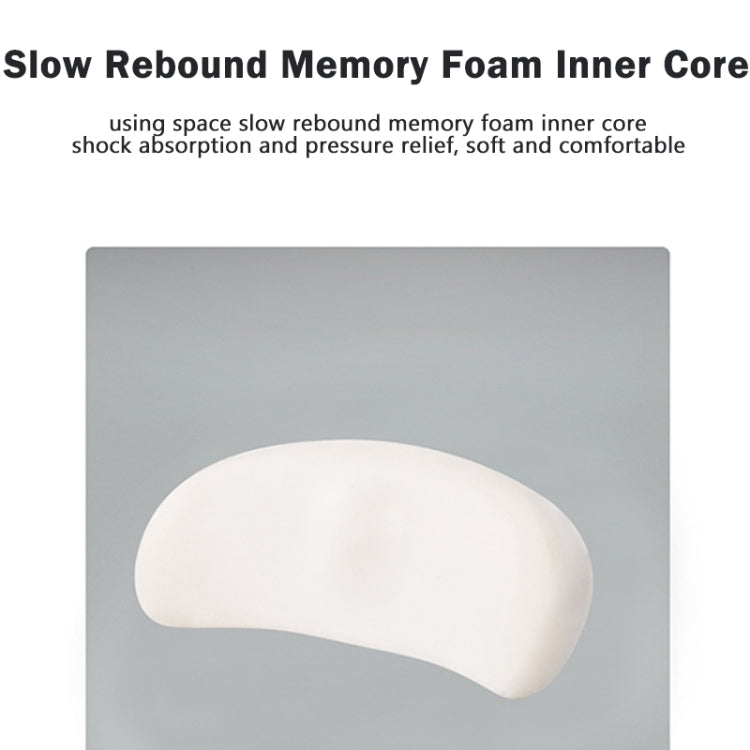 Memory Foam Car Lumbar Cushion Driving Seat Cushion(Dark Gray) - Seat Accessories by PMC TechLife | Online Shopping South Africa | PMC TechLife | Buy Now Pay Later Mobicred