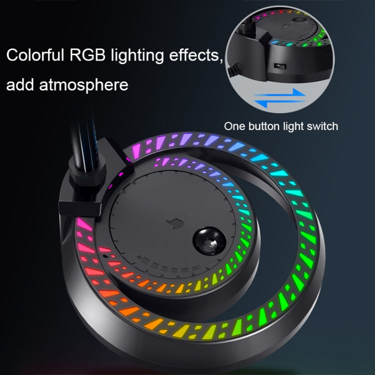 RGB Lighting Effect Computer Desktop Microphone(F3) - Microphone by PMC TechLife | Online Shopping South Africa | PMC TechLife | Buy Now Pay Later Mobicred