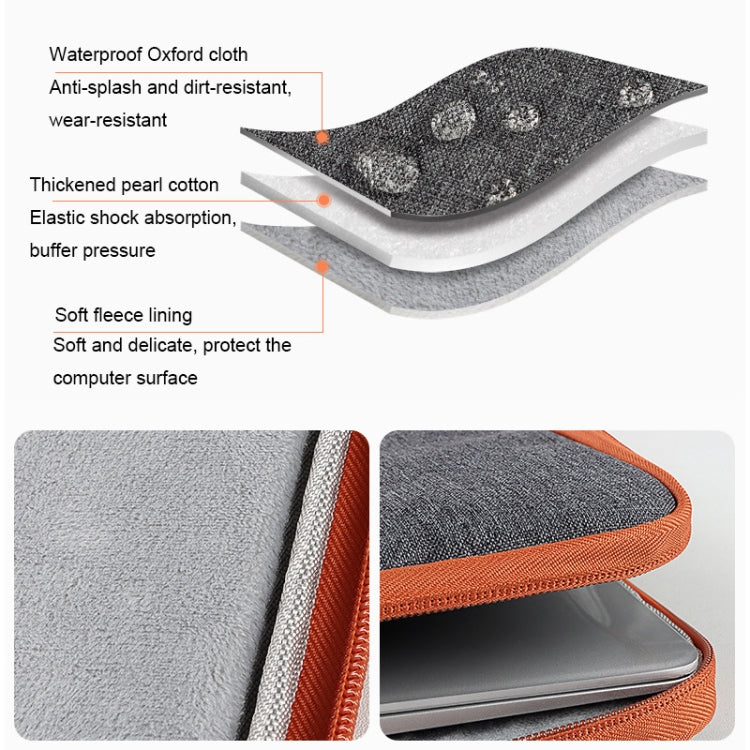 ND02 Waterproof Portable Laptop Case, Size: 13.3 inches(Dark Gray) - 13.3 inch by PMC TechLife | Online Shopping South Africa | PMC TechLife | Buy Now Pay Later Mobicred