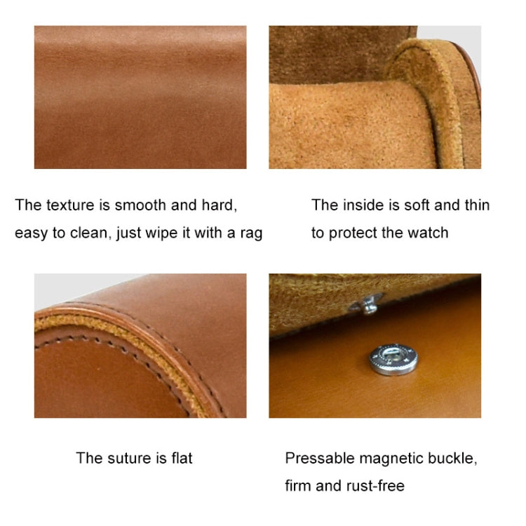 PU Leather Watch Protective Dustproof Display Box Portable Storage Box(Black) - free shipping - PMc TechLife - Order now!