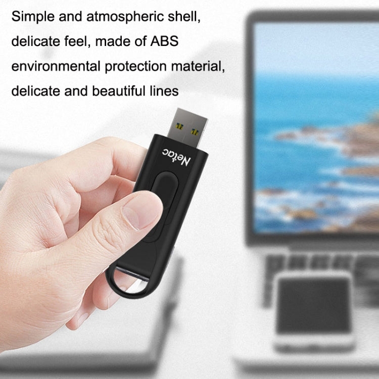 Netac U309 High Speed USB3.0 Push-Pull Encrypted USB Flash Drive, Capacity: 128GB - free shipping - PMC Jewellery - Order now!