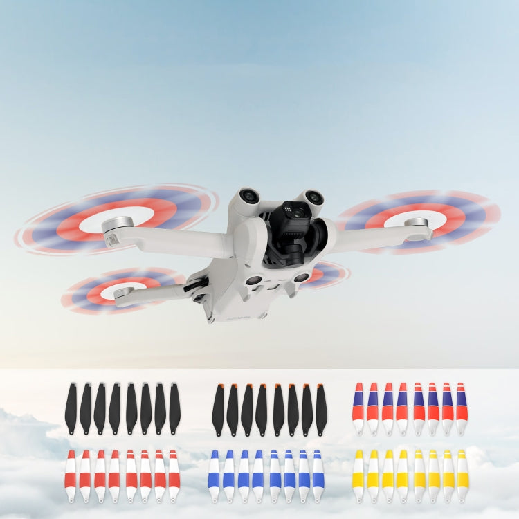 8 PCS 6030F Double Sided Colorful Low Noise Wing Propellers For DJI Mini 3 Pro, Color: White Red - DIY Propeller by PMC TechLife | Online Shopping South Africa | PMC TechLife