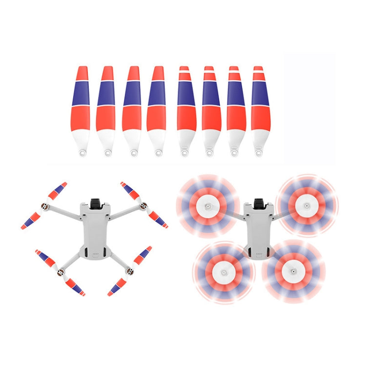 8 PCS 6030F Double Sided Colorful Low Noise Wing Propellers For DJI Mini 3 Pro, Color: Three -color - DIY Propeller by PMC TechLife | Online Shopping South Africa | PMC TechLife | Buy Now Pay Later Mobicred