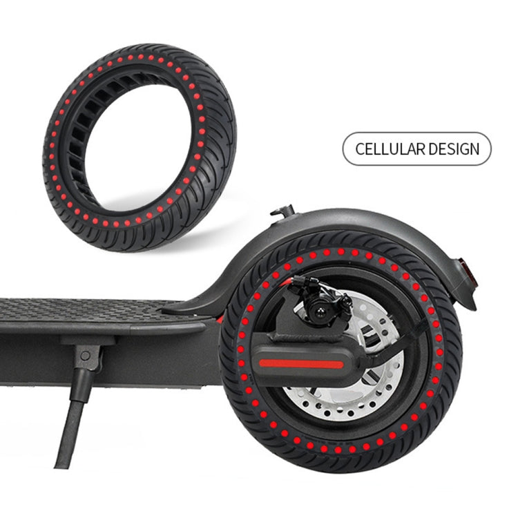 8.5 inch Color Dot Honeycomb Tire for Xiaomi Mijia M365/M365 Pro/1S(Red) - Accessories & Parts by PMc TechLife | Online Shopping South Africa | PMc TechLife | Buy Now Pay Later Mobicred