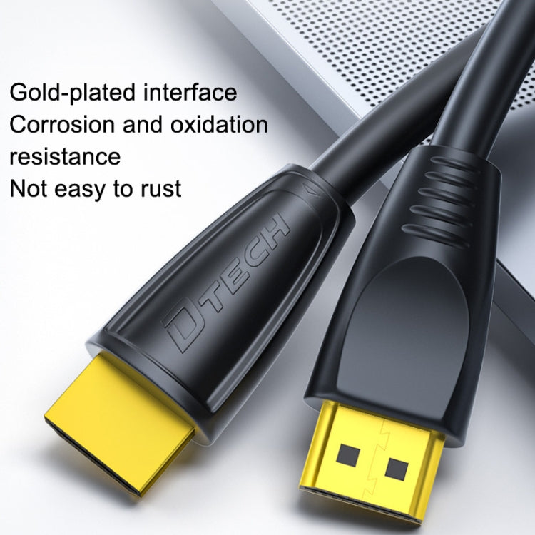 DTECH HDMI 2.0 HD Connection Cable 4K 60Hz Computer TV Connection Cable, Length: 10m - free shipping - PMC TechLife - Order now!