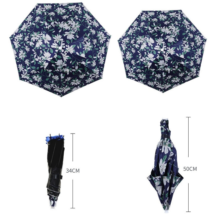 Double-layer Fishing Umbrella Hat Outdoor Sunscreen And Rainproof Folding Umbrella Hat, Color: 95 Purple (Elastic Band) - Umbrellas by PMC TechLife | Online Shopping South Africa | PMC TechLife