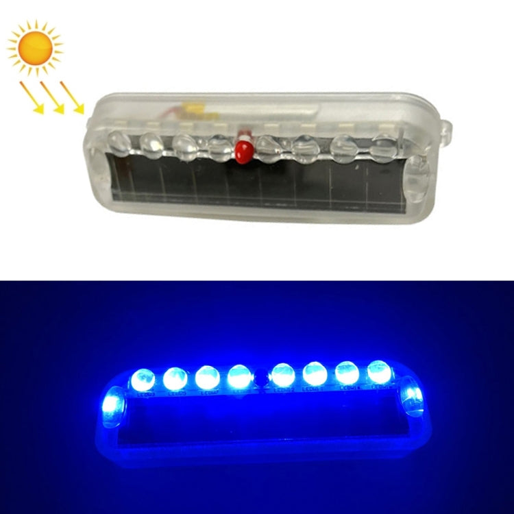 LED Solar Decorative Night Vibration Lighting Warning strobe Lamp(Blue) - free shipping - PMC TechLife - Order now!