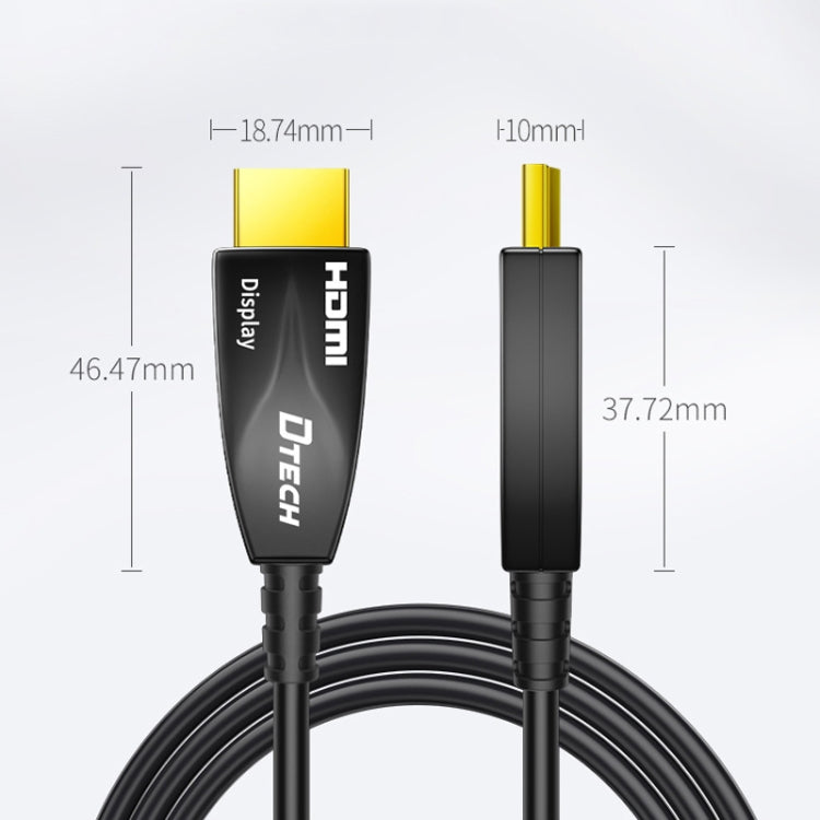 DTECH HDMI 2.0 Version Fiber Optical Line 4K 60Hz Large Screen TV Engineering Wiring, Length: 2m - free shipping - PMC Jewellery - Order now!