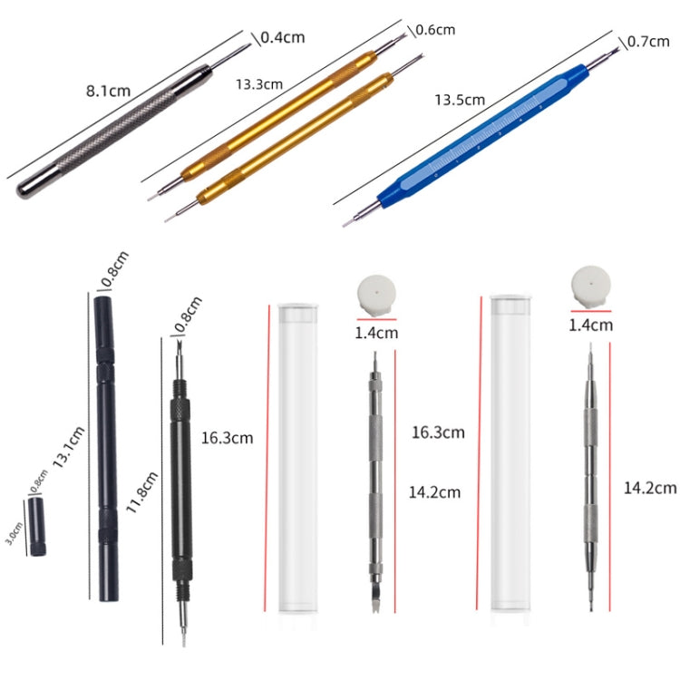 10pcs Single -headed Watch Repair Tool Ear Batch Replacement Watch Strap Tool - free shipping - PMC TechLife - Order now!