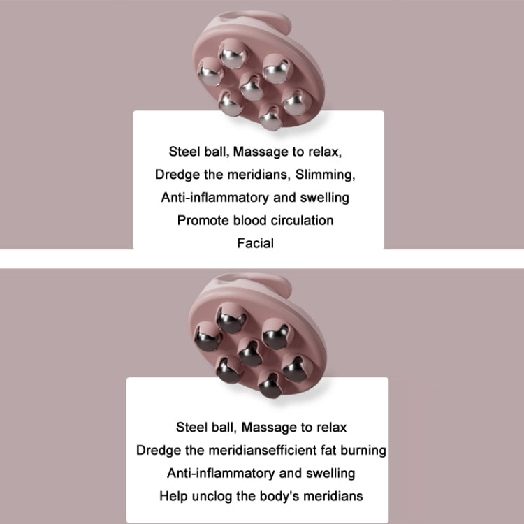 Calf Muscle Relaxation Abdominal Ball Meridian Massager, Color: Blue Steel Ball OPP - free shipping - PMC TechLife - Order now!