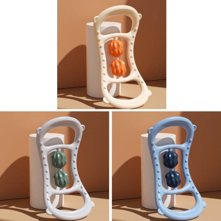 Massage Stretching Yoga Assisted Ring With Raised Point Roller(Beige Orange) - free shipping - PMC TechLife - Order now!